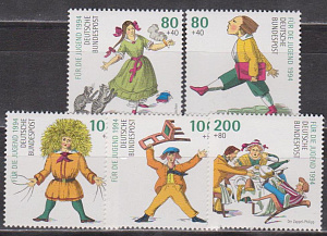 Германия, Сказки 1994, 5 марок